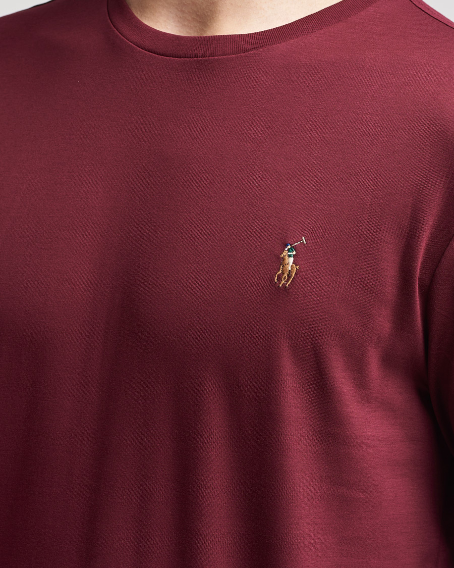 Hombres | Camisetas | Polo Ralph Lauren | Luxury Pima Cotton Long Sleeve Tee Classic Wine