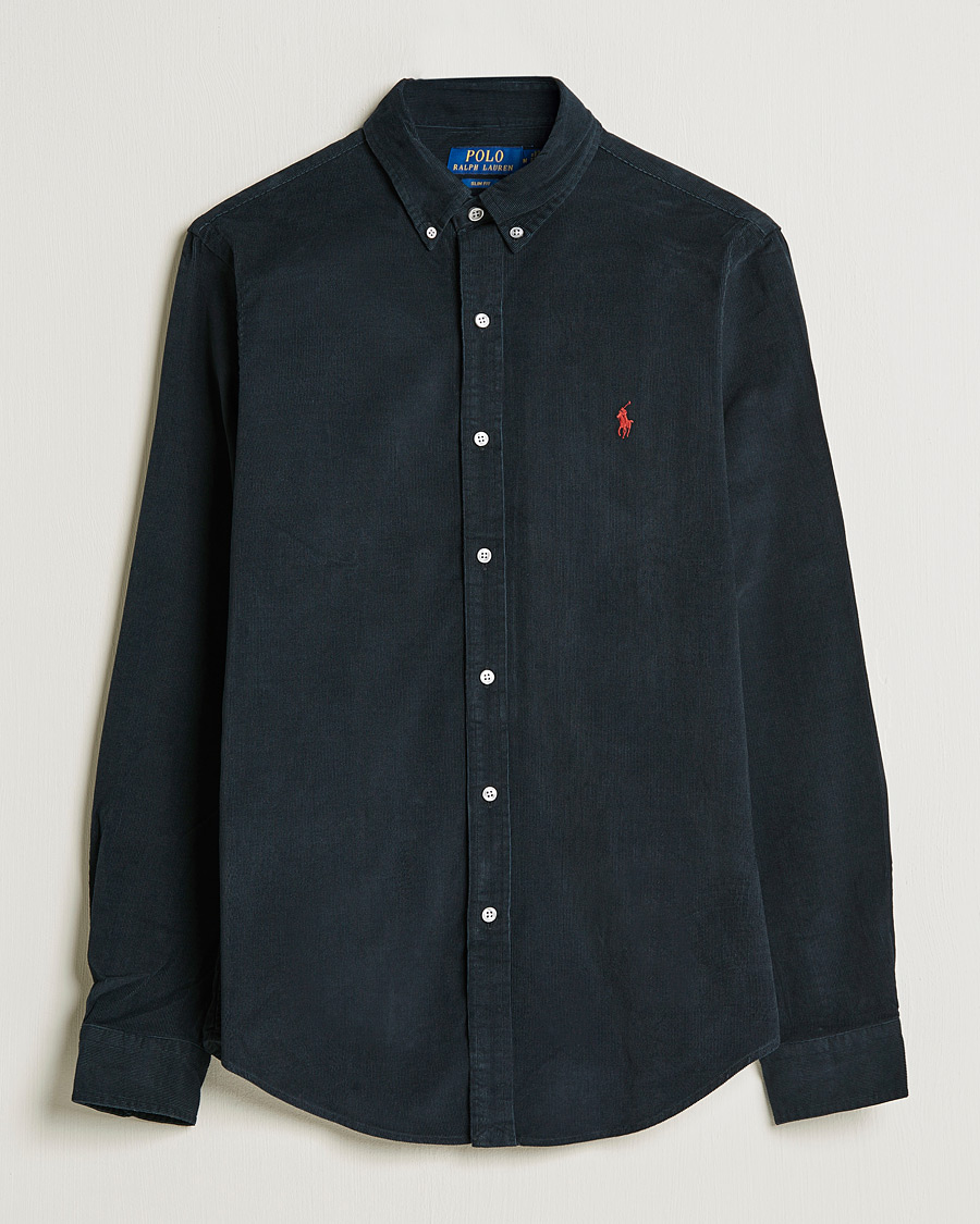 Hombres | Camisas | Polo Ralph Lauren | Slim Fit Corduroy Shirt Black