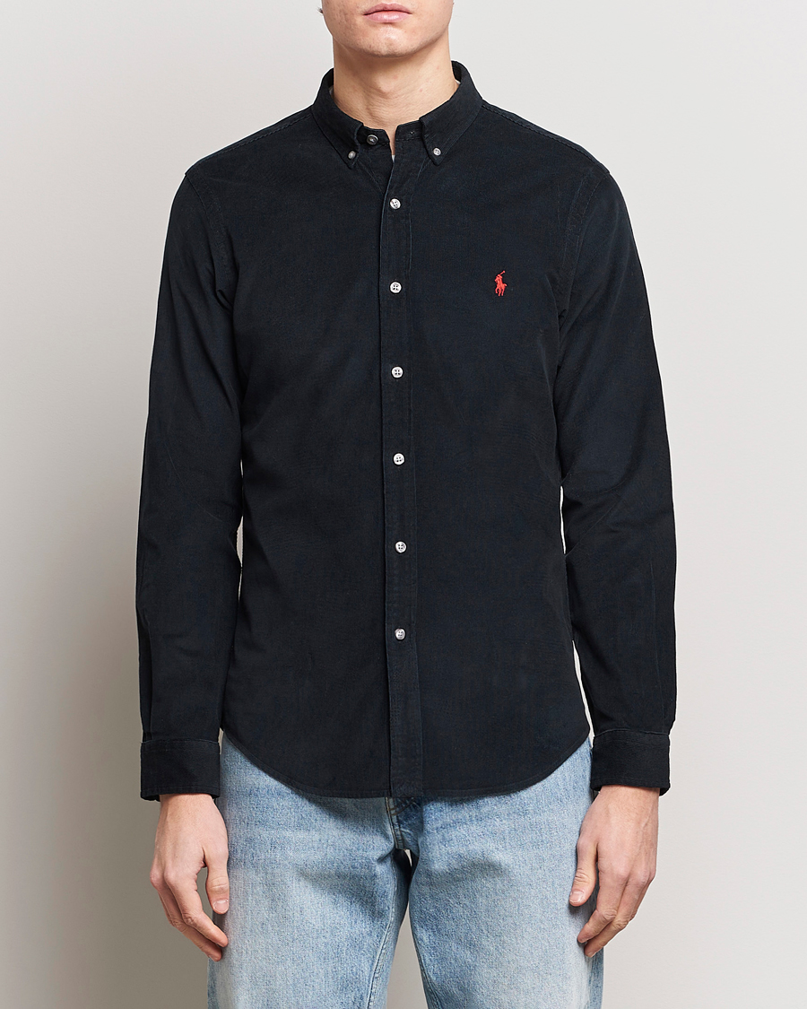 Hombres | Camisas | Polo Ralph Lauren | Slim Fit Corduroy Shirt Black