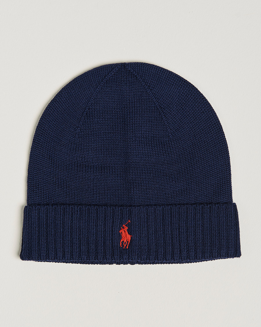 Hombres | Gorros | Polo Ralph Lauren | Merino Beanie Hunter Navy