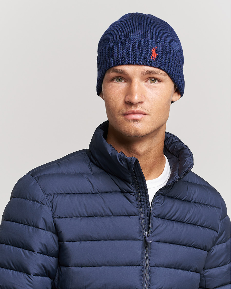 Hombres | Gorros | Polo Ralph Lauren | Merino Beanie Hunter Navy