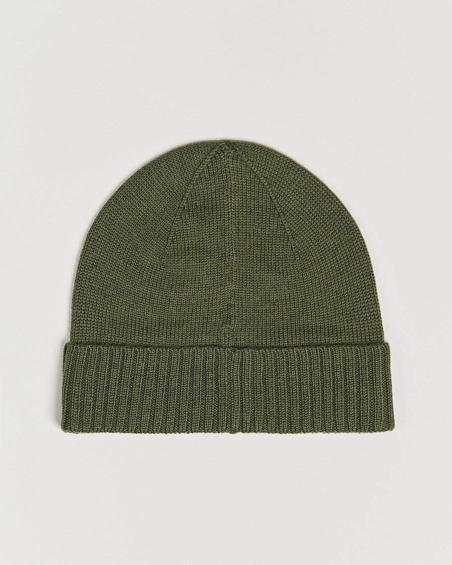 Hombres | Polo Ralph Lauren Merino Wool Beanie Army Olive Heather | Polo Ralph Lauren | Merino Wool Beanie Army Olive Heather