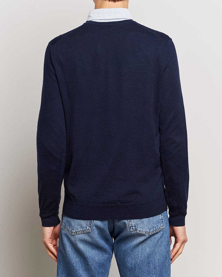 Hombres | Jerséis y prendas de punto | Polo Ralph Lauren | Merino Crew Neck Pullover Hunter Navy