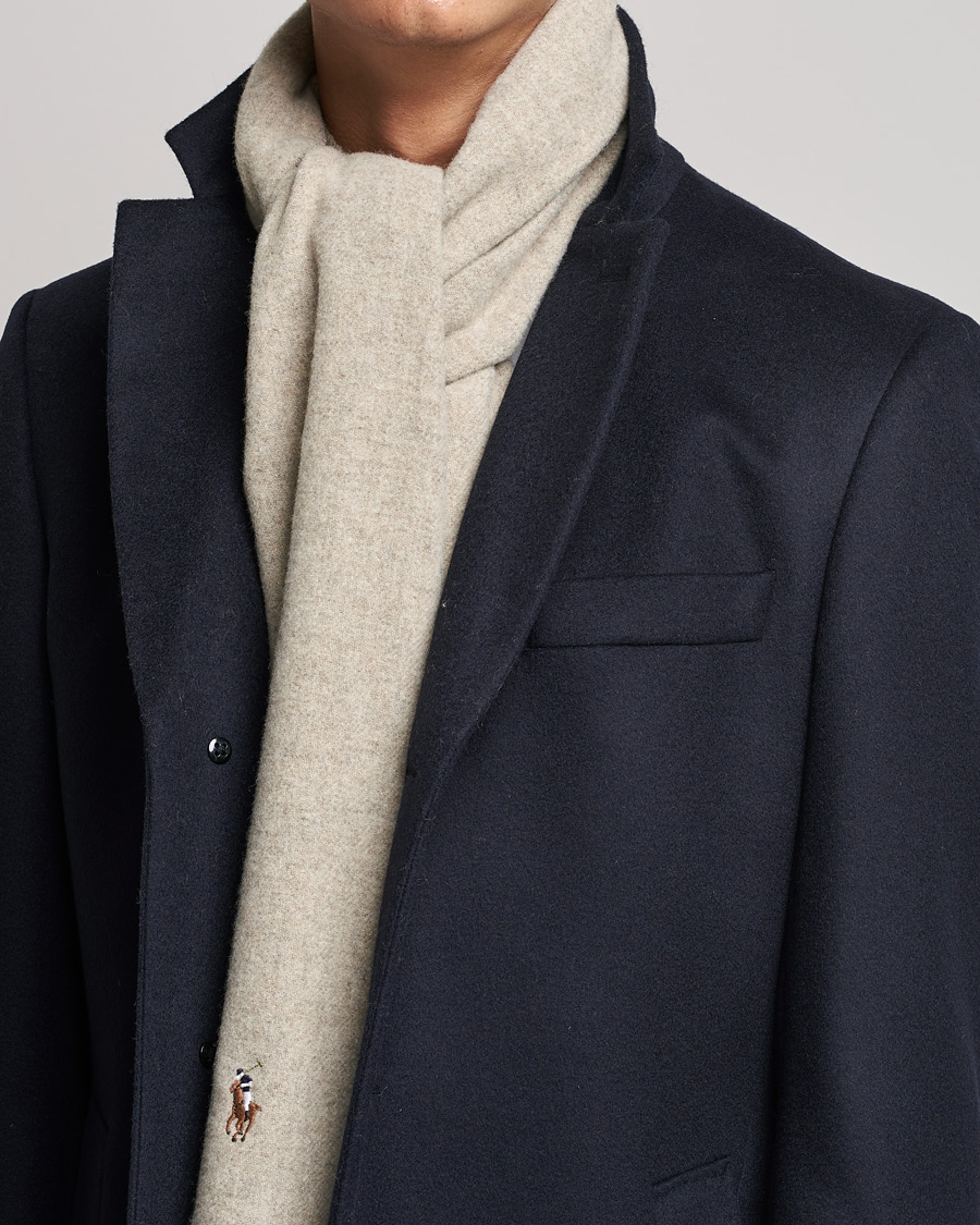 Hombres |  | Polo Ralph Lauren | Signature Wool Scarf Oatmeal Heather