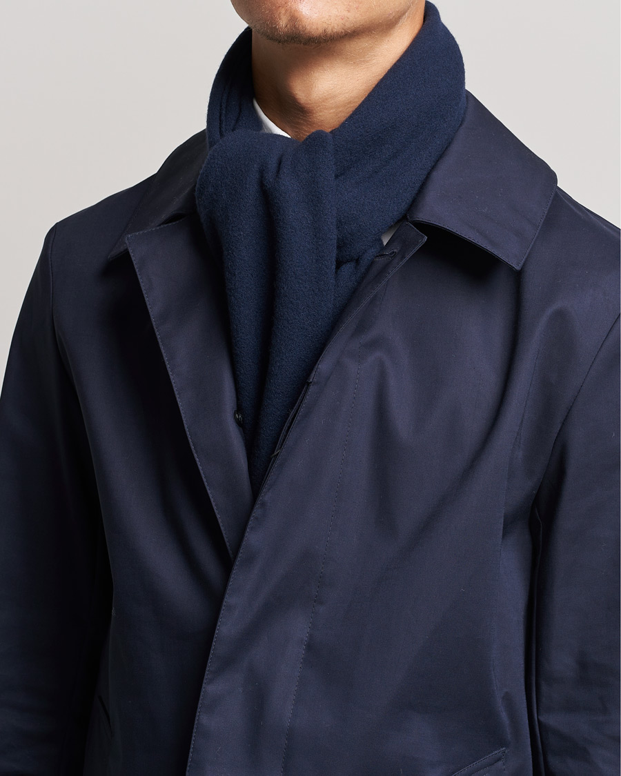 Hombres | Polo Ralph Lauren Signature Wool Scarf Hunter Navy | Polo Ralph Lauren | Signature Wool Scarf Hunter Navy
