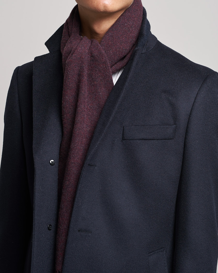 Hombres | Polo Ralph Lauren Signature Wool Scarf Aged Wine Heather | Polo Ralph Lauren | Signature Wool Scarf Aged Wine Heather
