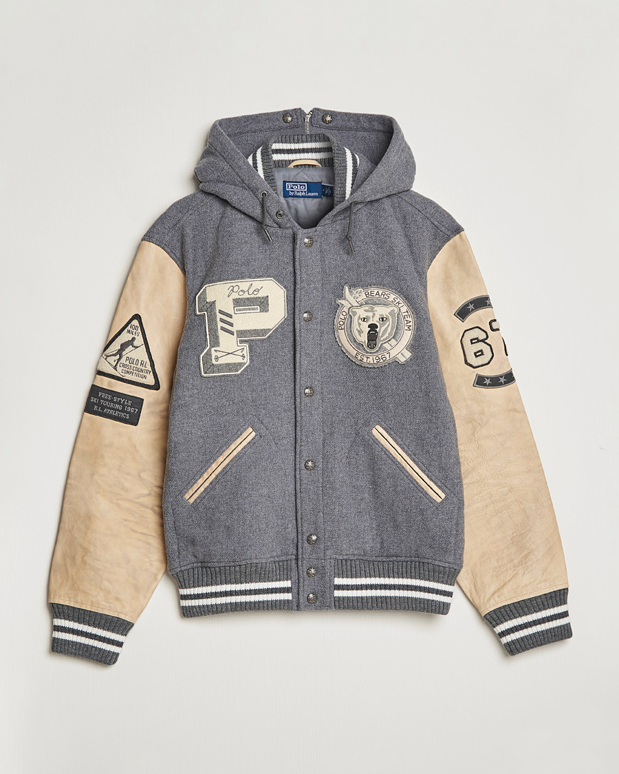 Hombres | Abrigos y chaquetas | Polo Ralph Lauren | Ski Varsity Lined Bomber Jacket Grey Heather