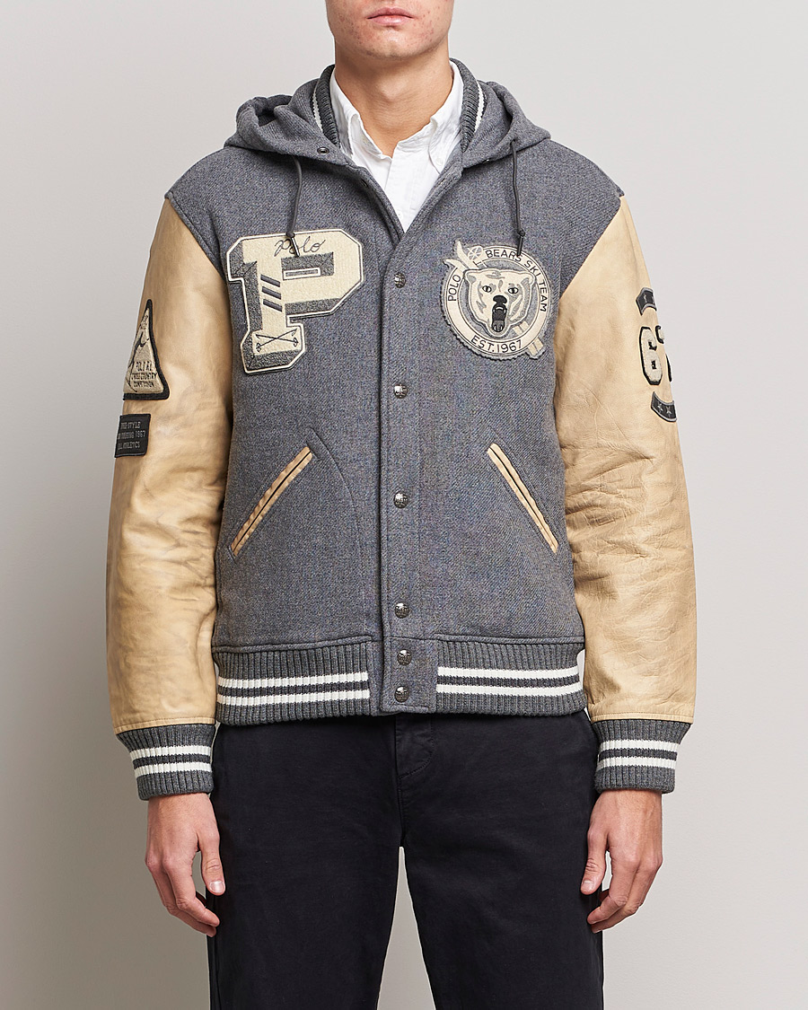 Hombres | Abrigos y chaquetas | Polo Ralph Lauren | Ski Varsity Lined Bomber Jacket Grey Heather