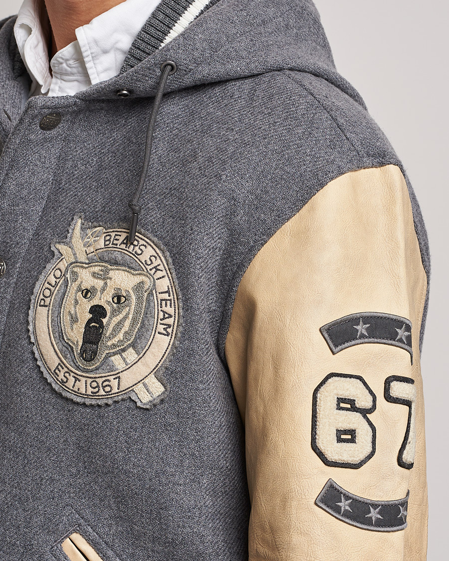 Hombres | Abrigos y chaquetas | Polo Ralph Lauren | Ski Varsity Lined Bomber Jacket Grey Heather