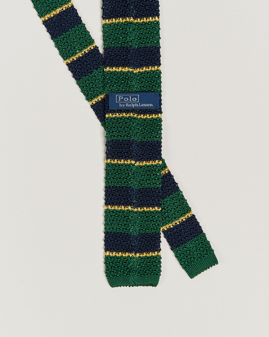Hombres | Corbatas | Polo Ralph Lauren | Polo Ralph LaurenRegim Knitted TieGreen/Navy/Gold
