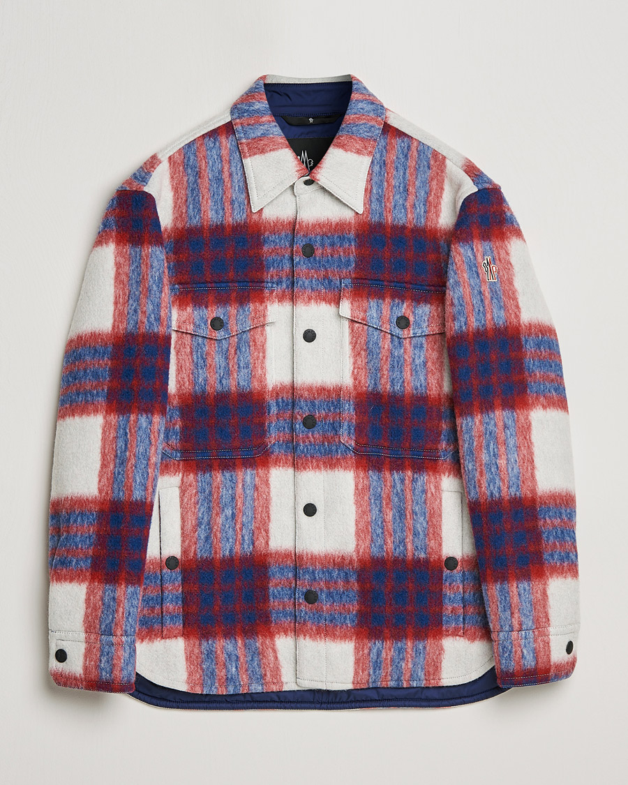 Hombres | Abrigos y chaquetas | Moncler Grenoble | Waier Padded Shirt Jacket White/Red