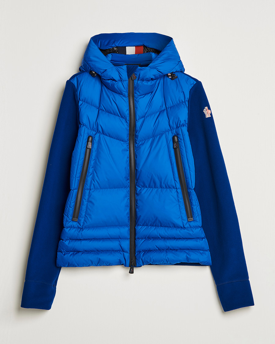Hombres | Abrigos y chaquetas | Moncler Grenoble | Padded Full Zip Sweater Dark Blue