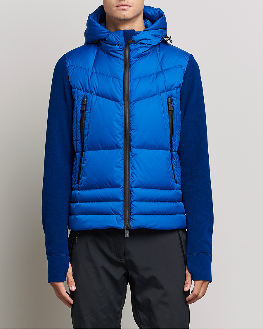 Hombres | Abrigos y chaquetas | Moncler Grenoble | Padded Full Zip Sweater Dark Blue