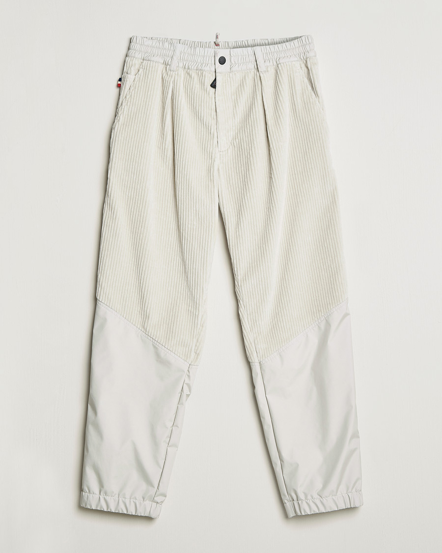 Hombres | Pantalones | Moncler Grenoble | Stretch Corduroy Pants Off White