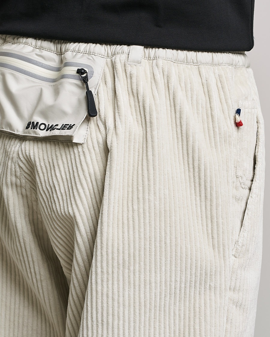 Hombres | Pantalones | Moncler Grenoble | Stretch Corduroy Pants Off White