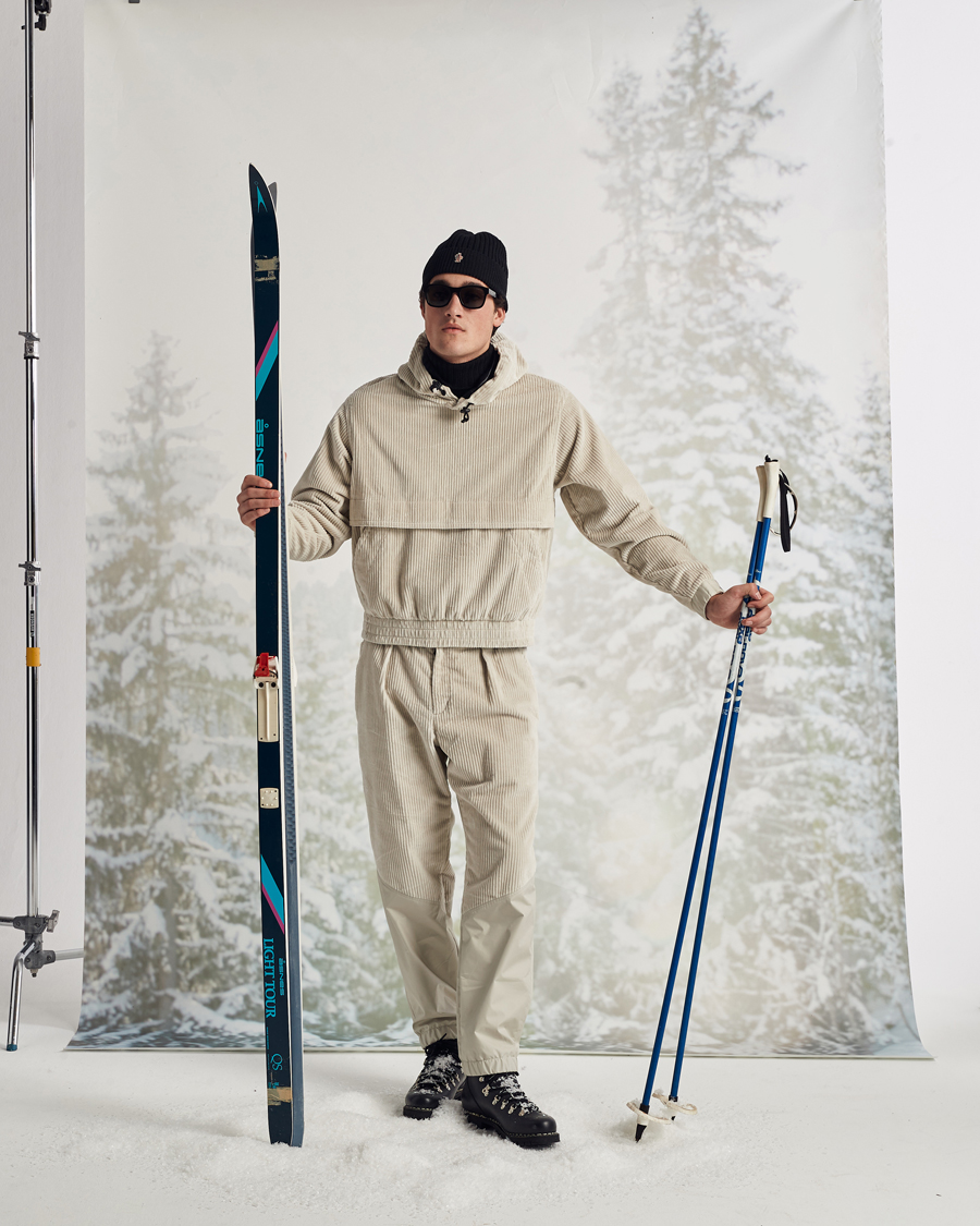 Hombres | Pantalones | Moncler Grenoble | Stretch Corduroy Pants Off White