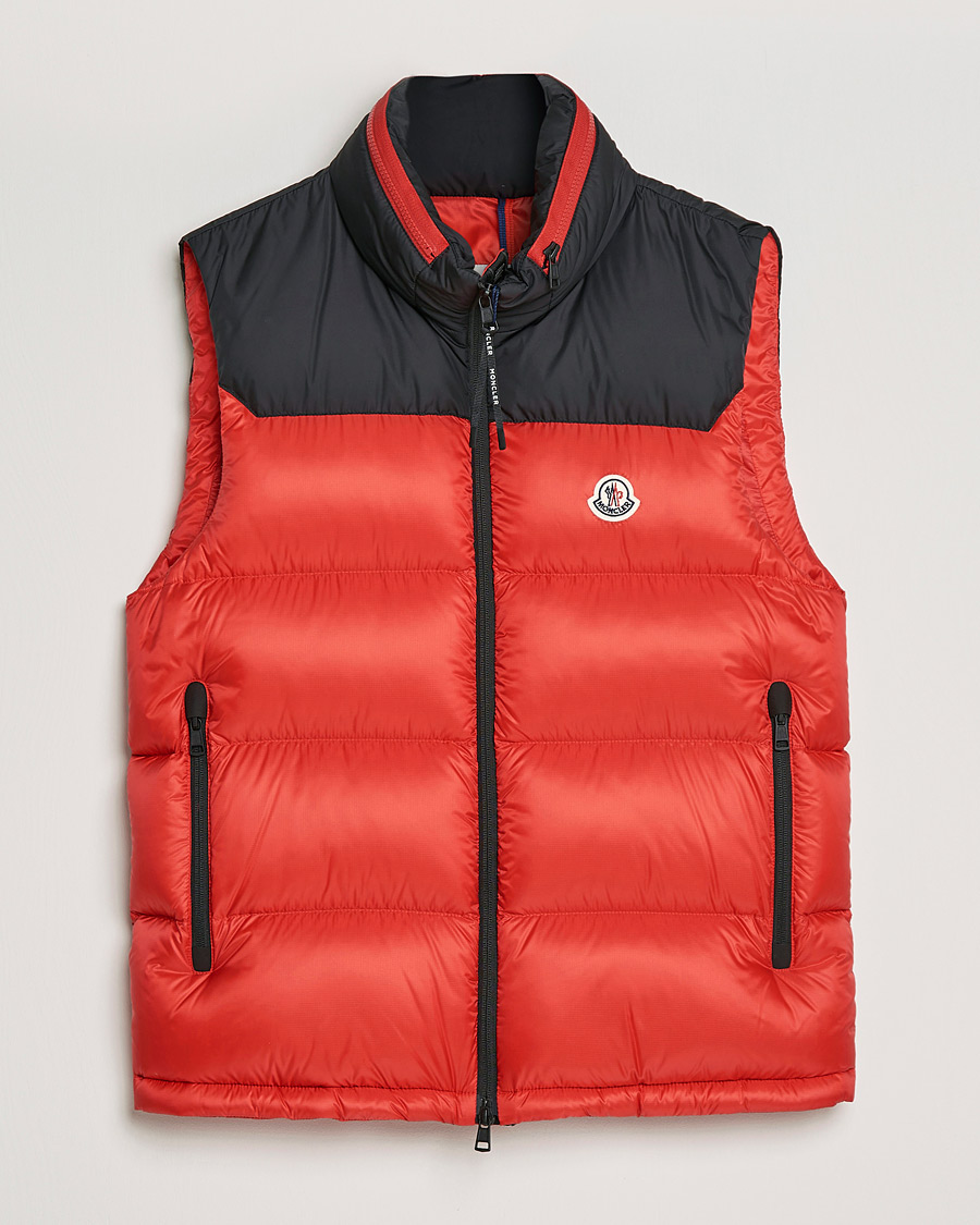 Hombres | Abrigos y chaquetas | Moncler | Ophrys Down Vest Black/Red