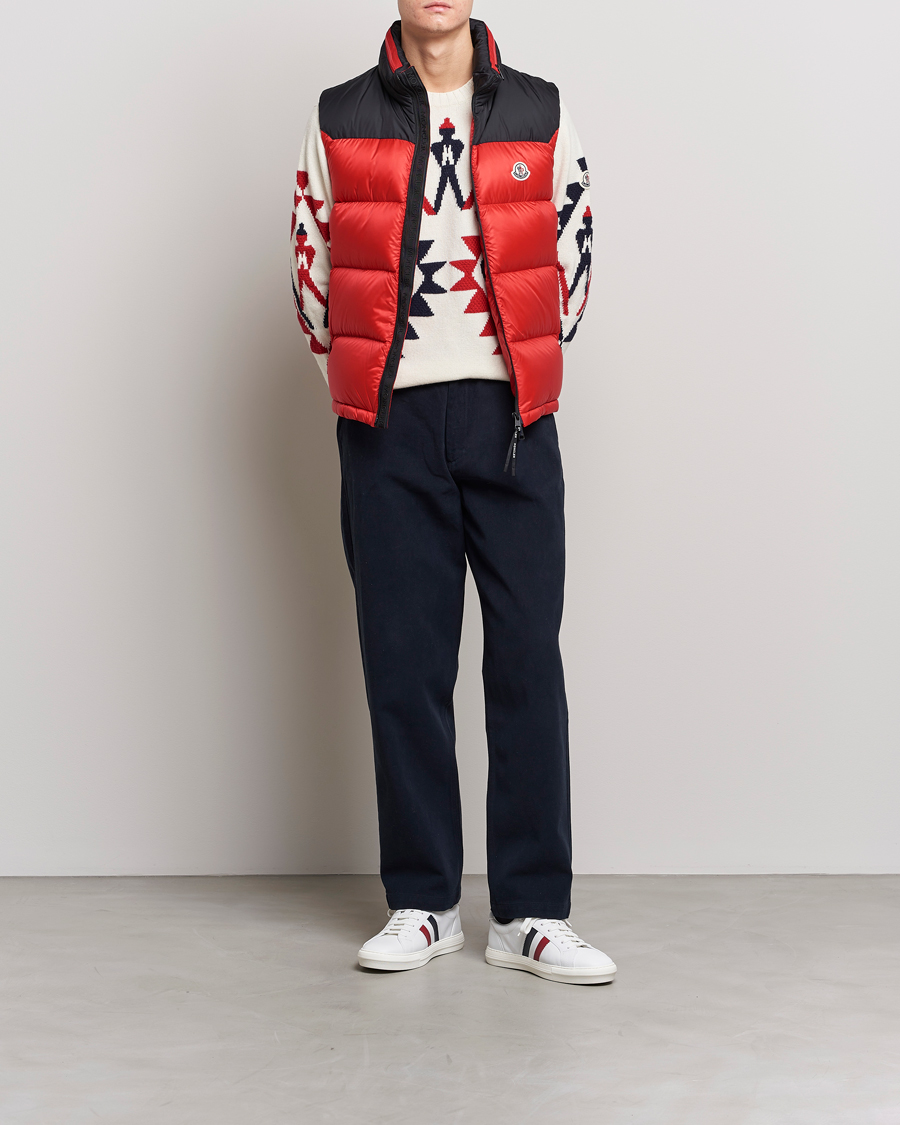 Hombres | Abrigos y chaquetas | Moncler | Ophrys Down Vest Black/Red