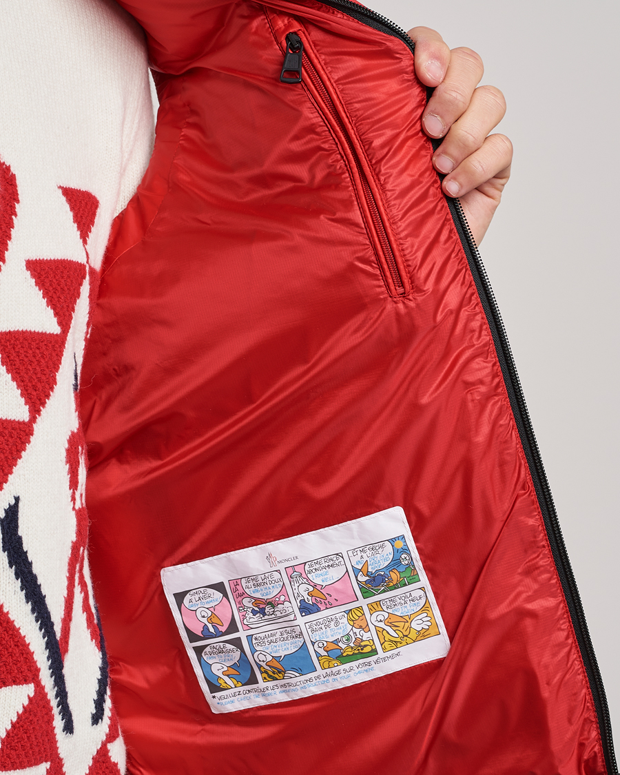 Hombres | Abrigos y chaquetas | Moncler | Ophrys Down Vest Black/Red