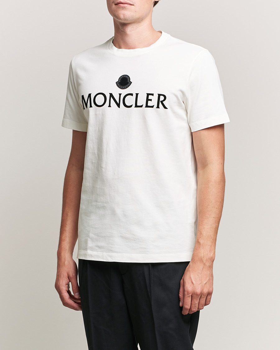 Hombres | Camisetas | Moncler | Lettering T-Shirt White