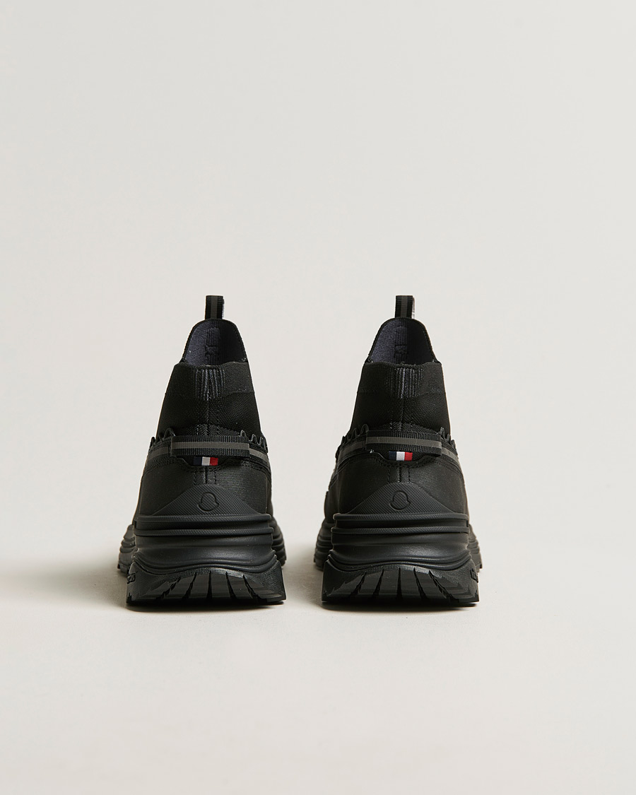 Hombres | Moncler Knit High Running Sneakers Black | Moncler | Knit High Running Sneakers Black