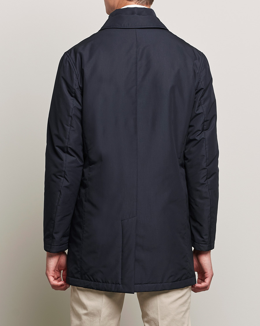 Hombres | Abrigos y chaquetas | Canali | Rain Protection Car Coat Navy