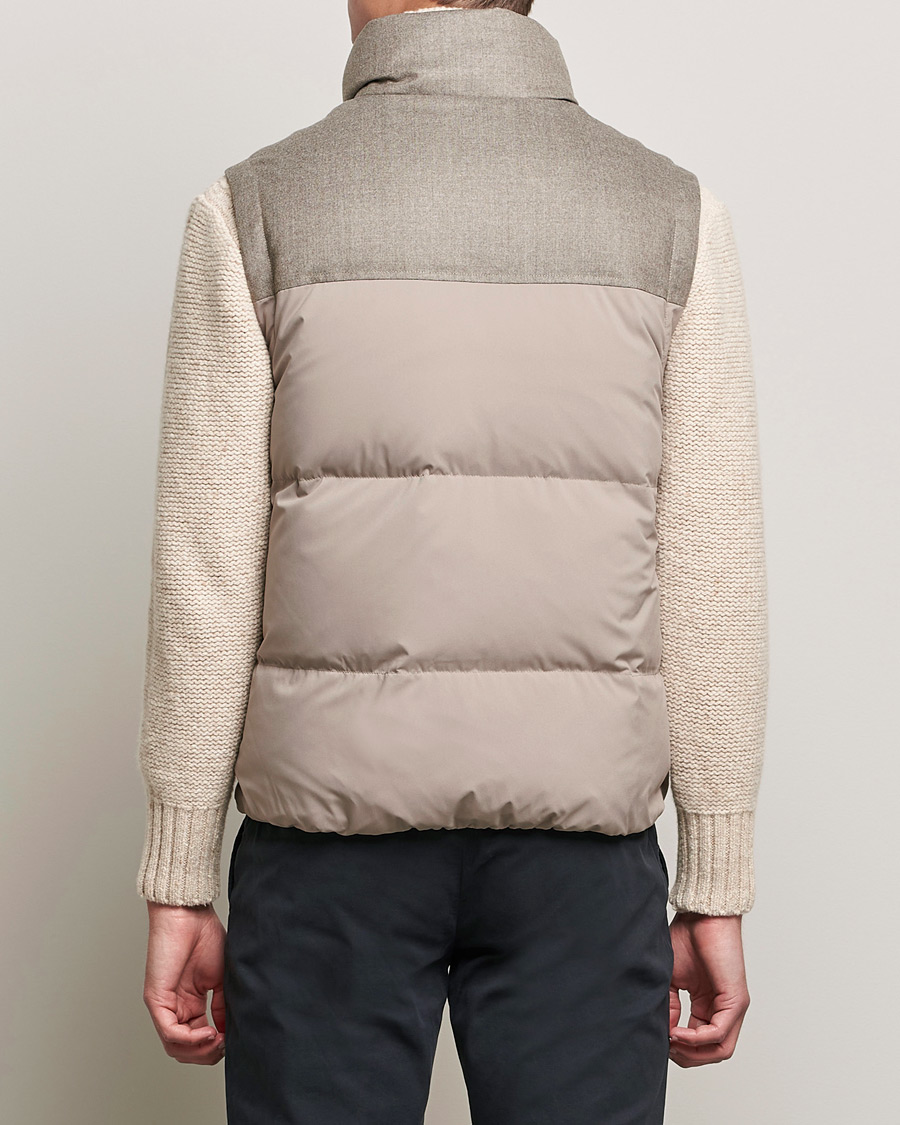 Hombres | Abrigos y chaquetas | Canali | High Performance Down Vest Beige
