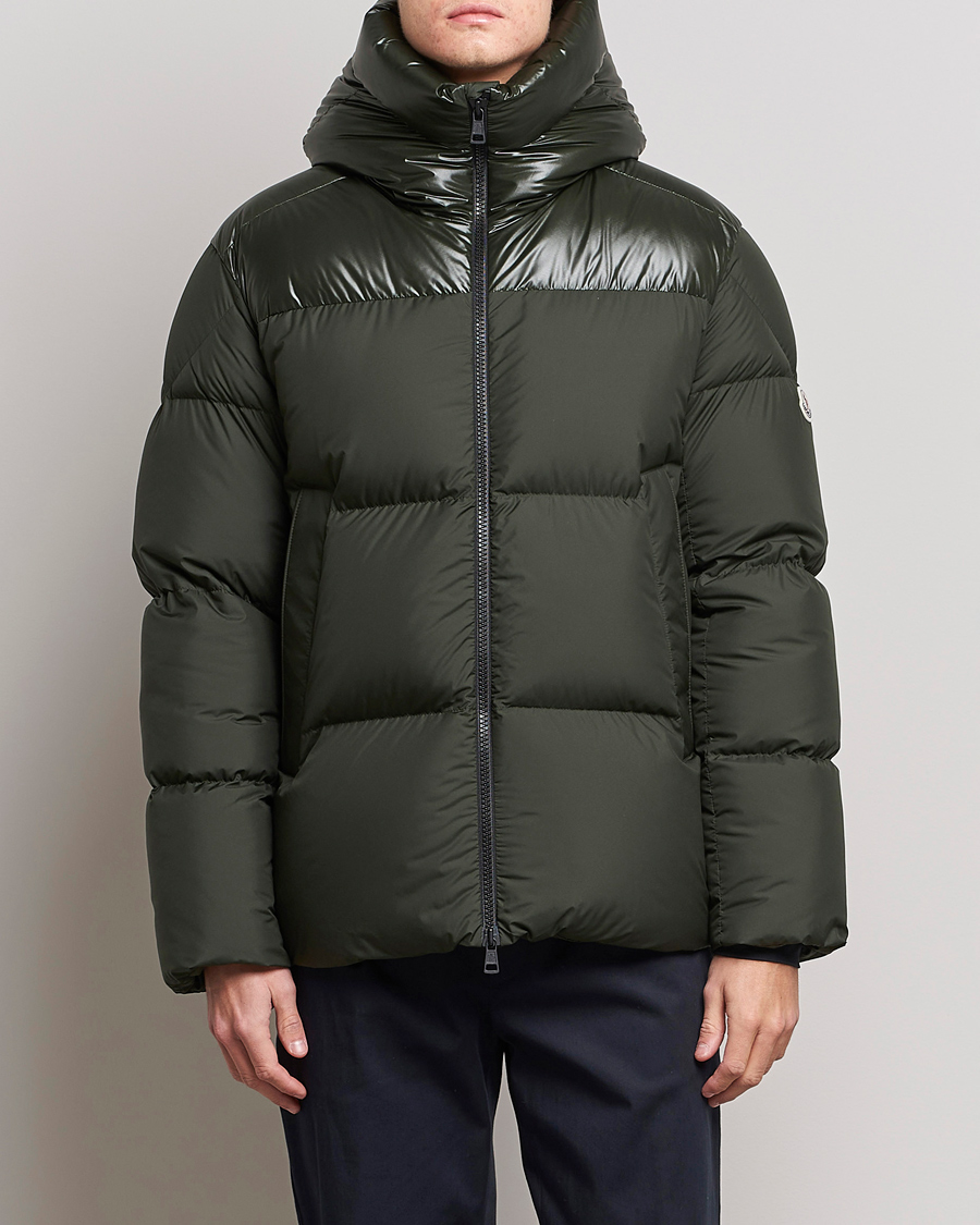 Hombres | Abrigos y chaquetas | Moncler | Damavand Down Jacket Dark Green