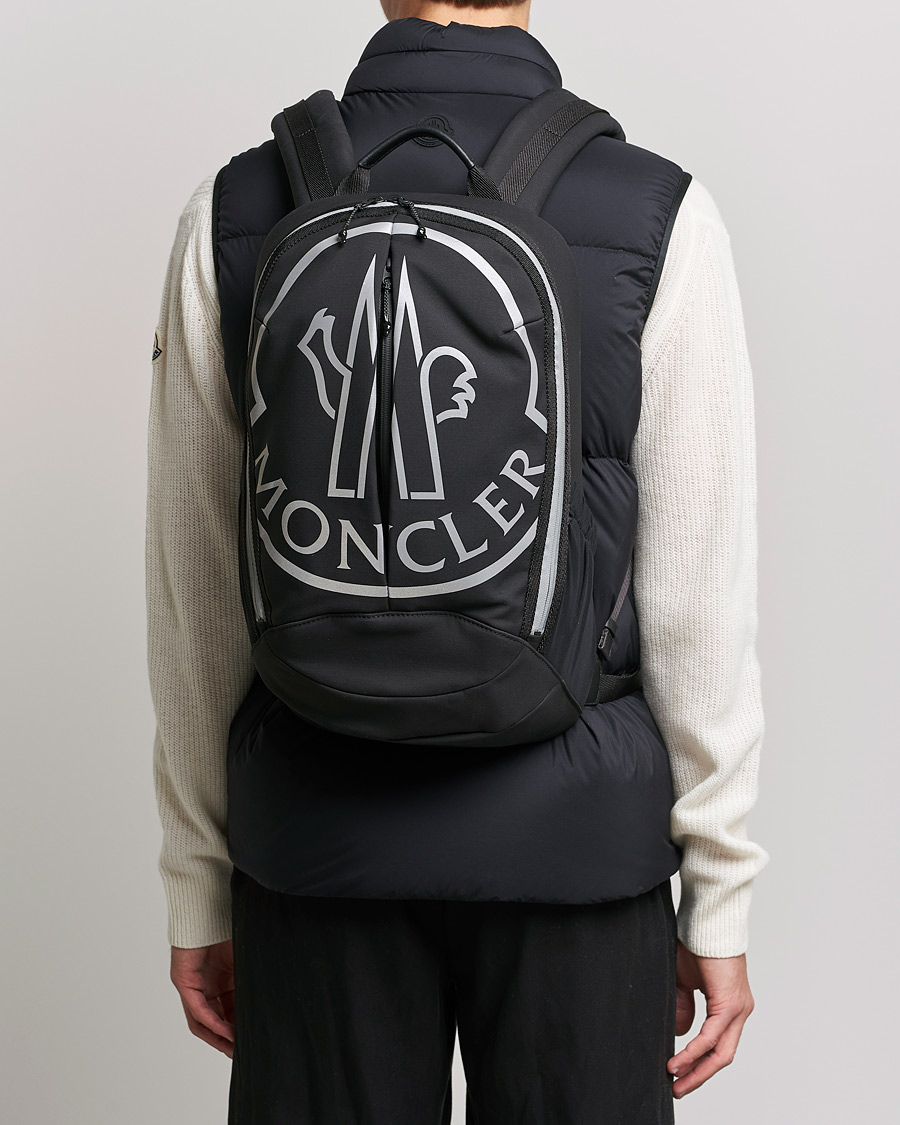 Hombres | Moncler Cut Backpack Black | Moncler | Cut Backpack Black