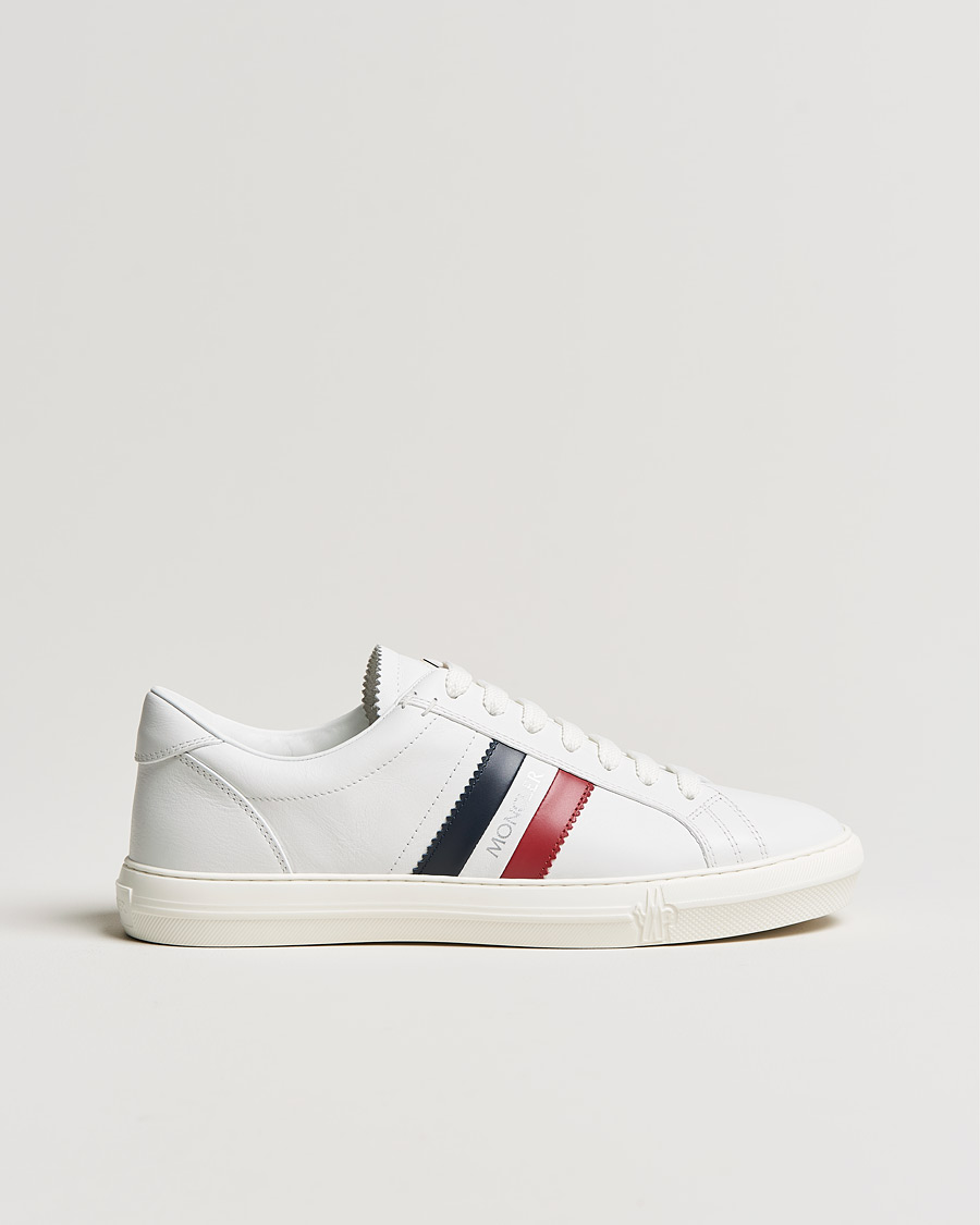 Hombres | Moncler Monaco Low Top Sneakers White | Moncler | Monaco Low Top Sneakers White