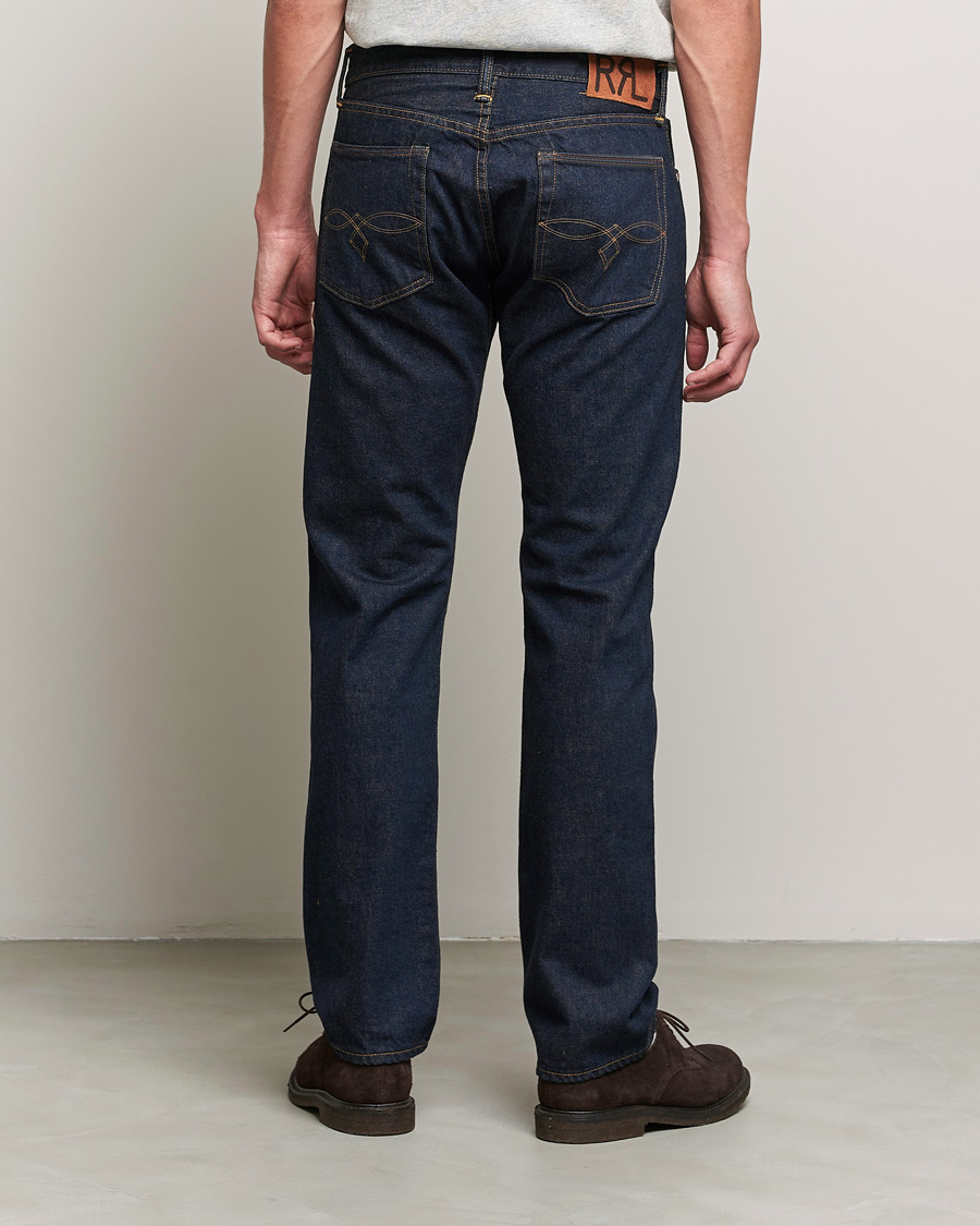 Hombres | Vaqueros | RRL | Slow Straight 5-Pocket Denim Once Washed