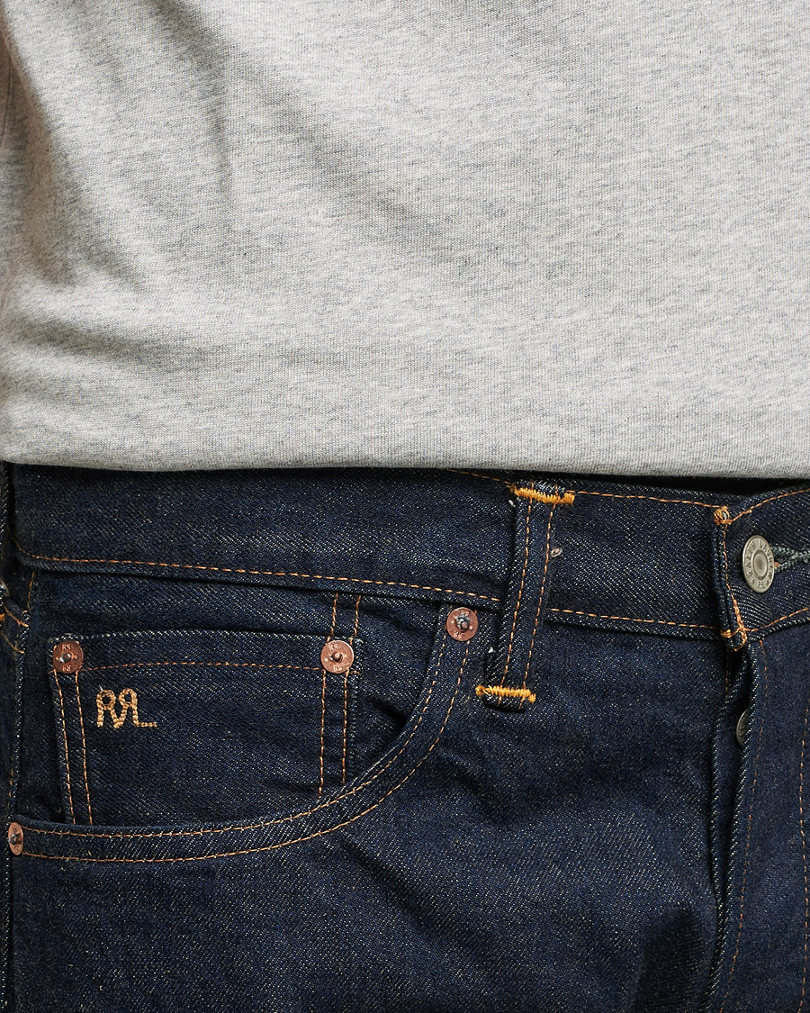 Hombres | Vaqueros | RRL | Slow Straight 5-Pocket Denim Once Washed