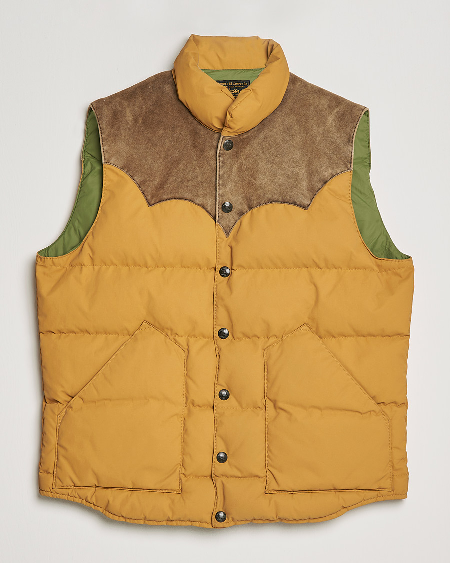 Hombres | Abrigos y chaquetas | RRL | Milburn Quilted Vest Mountain Yellow