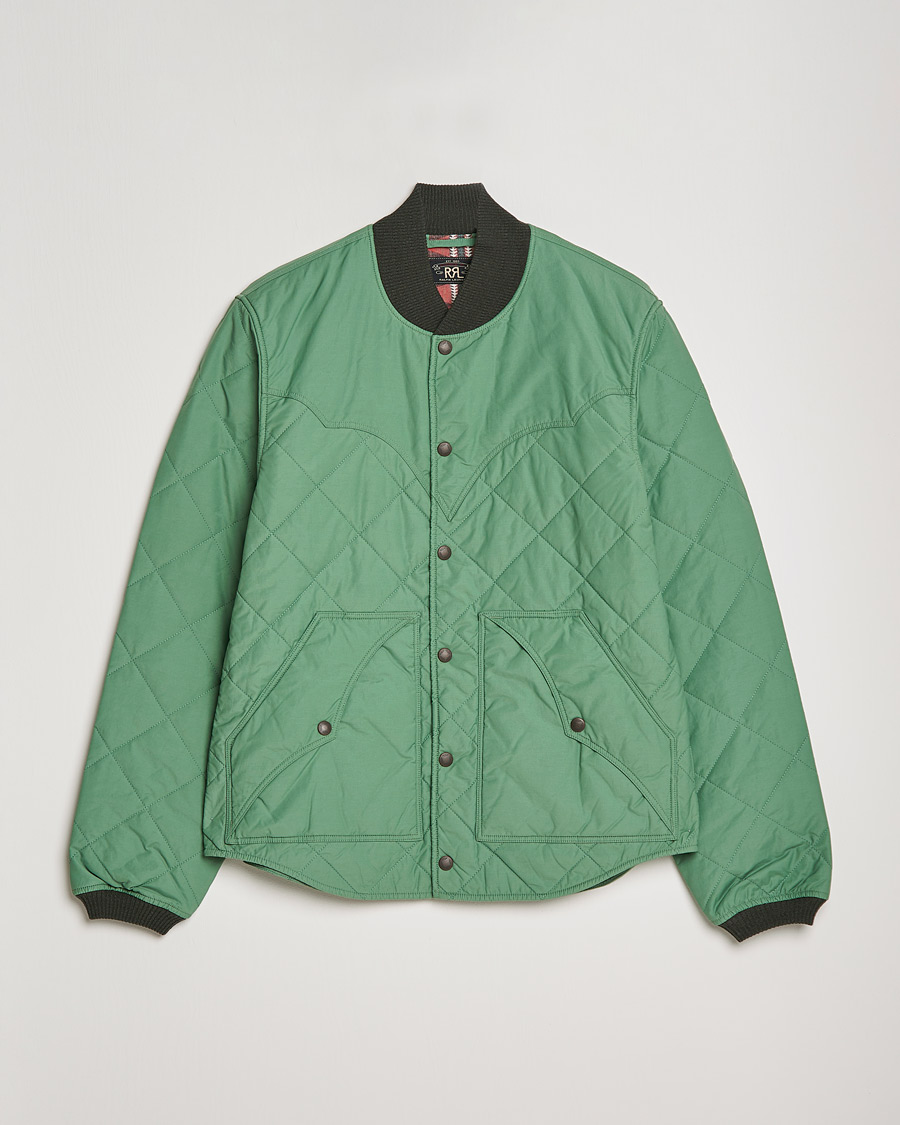 Hombres | Abrigos y chaquetas | RRL | Helston Quilted Jacket Vintage Turquoise