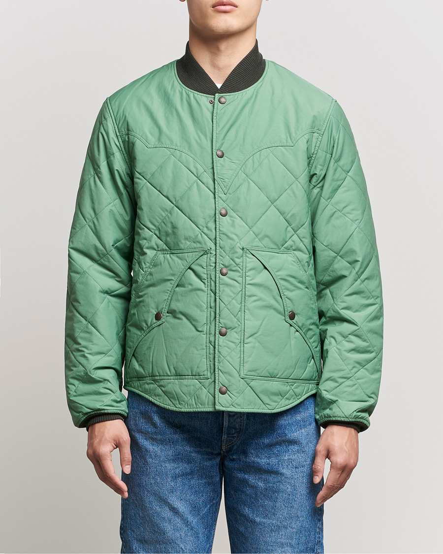 Hombres | Abrigos y chaquetas | RRL | Helston Quilted Jacket Vintage Turquoise
