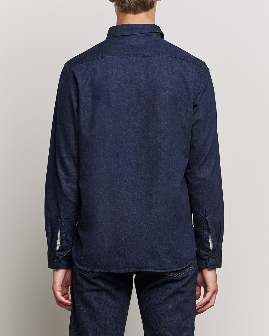 Hombres | Camisas | RRL | Preston Denim Work Shirt Rinse Wash