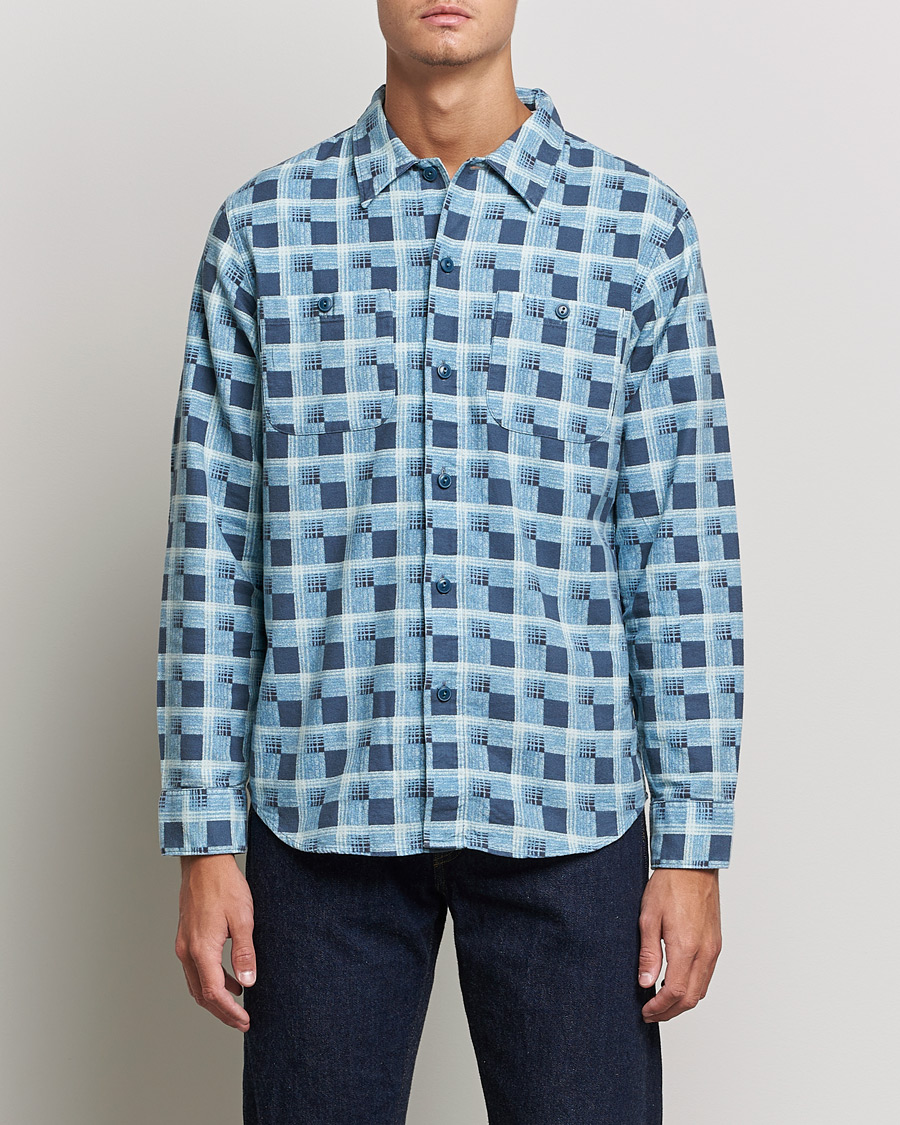 Hombres | Camisas | RRL | Universal Camp Shirt Blue Check