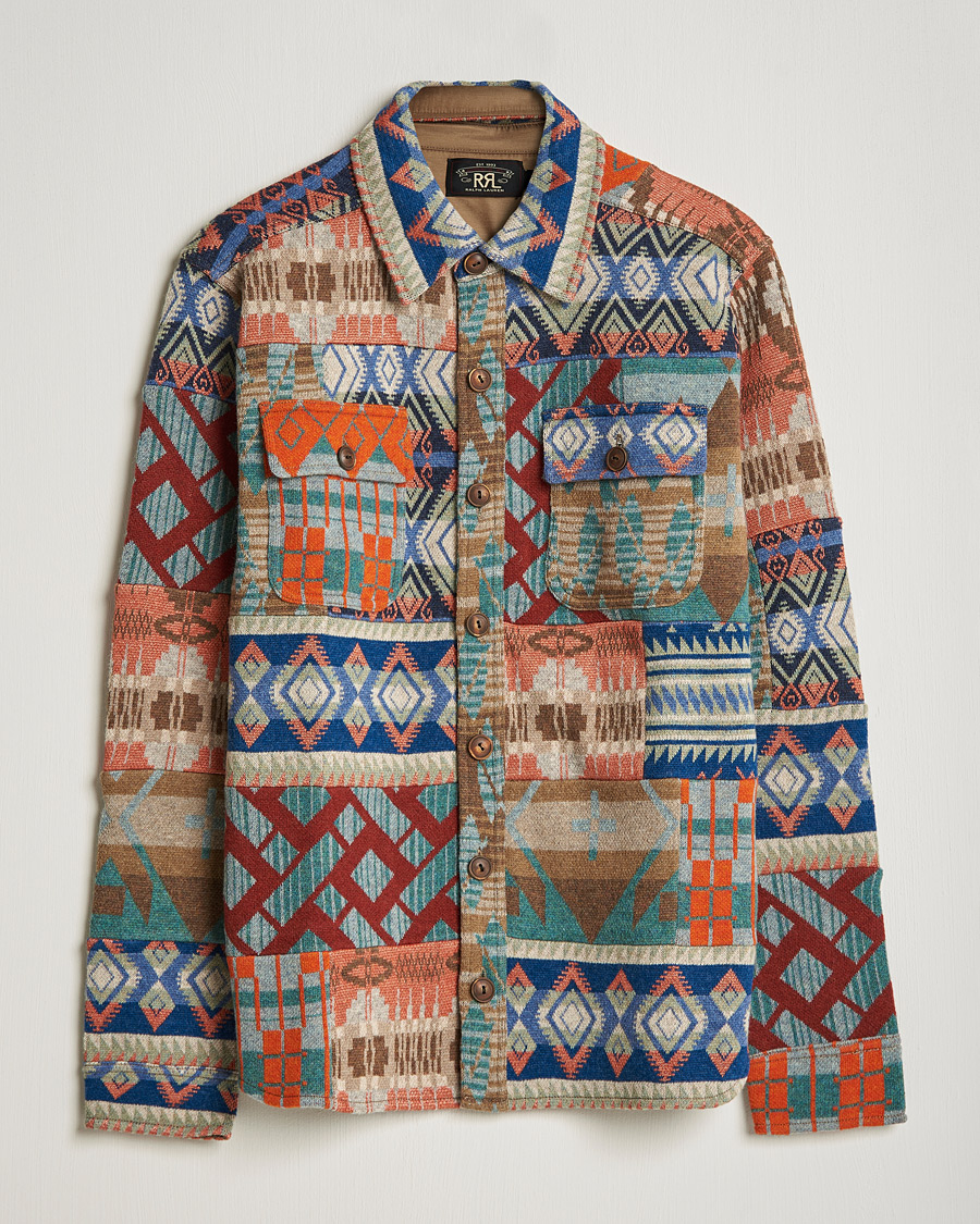 Hombres | Camisas | RRL | Limited Edition Patchwork Shirt Multi
