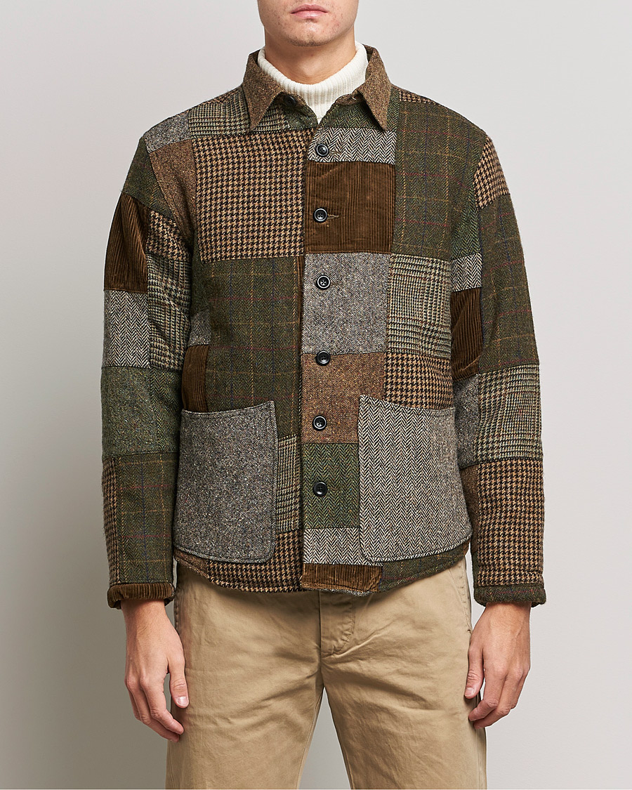 Hombres | Camisas | RRL | Townsend Patchwork Overshirt Tan