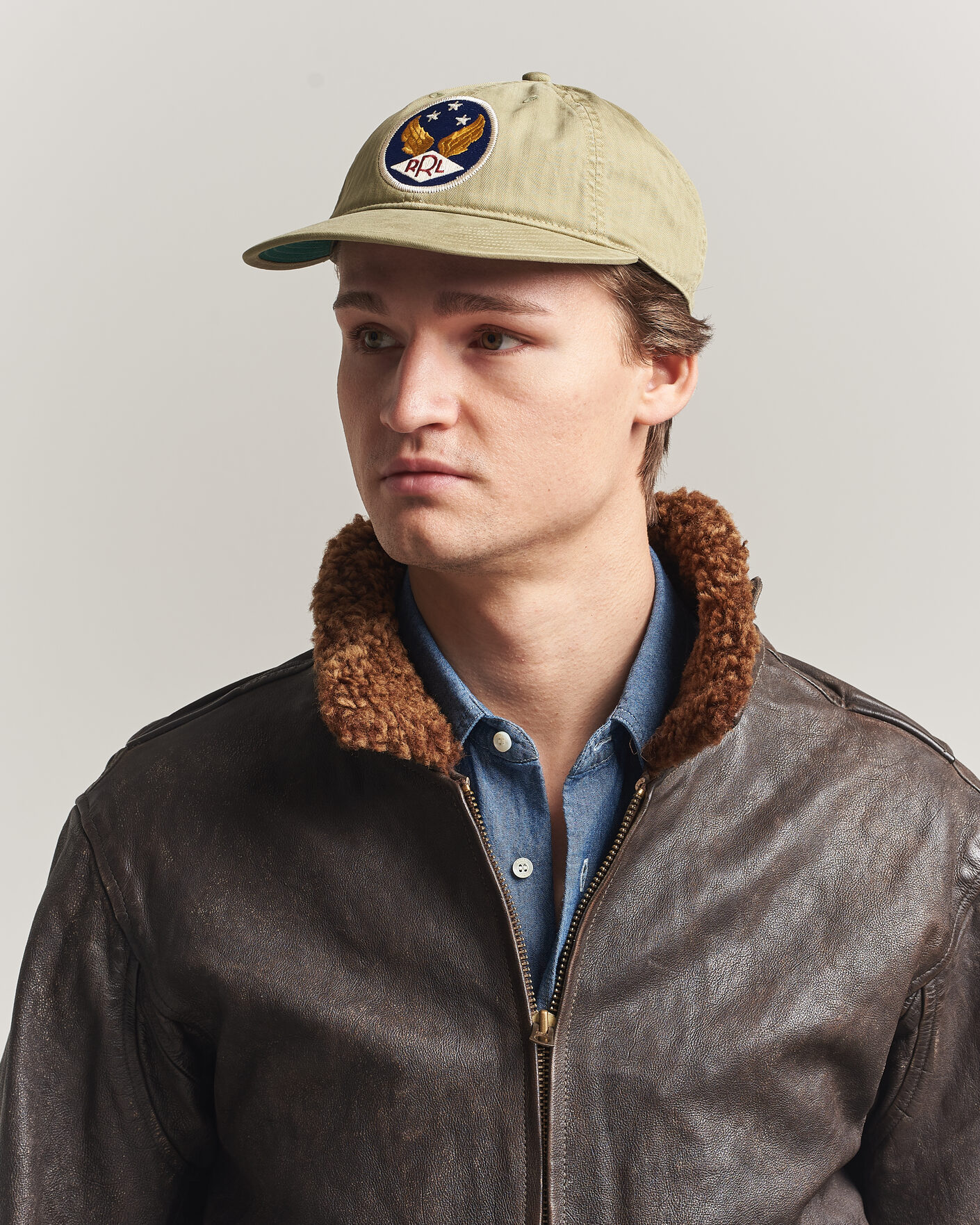 Hombres | Sombreros y gorras | RRL | Garment Dyed Ball Cap Beige