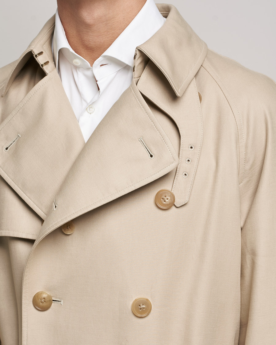 Hombres | Abrigos y chaquetas | Ralph Lauren Purple Label | Classic Trench Coat Khaki Stone
