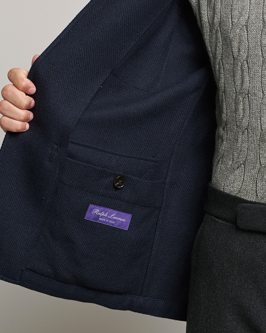 Hombres | Abrigos y chaquetas | Ralph Lauren Purple Label | Snowden Tweed Field Jacket Navy
