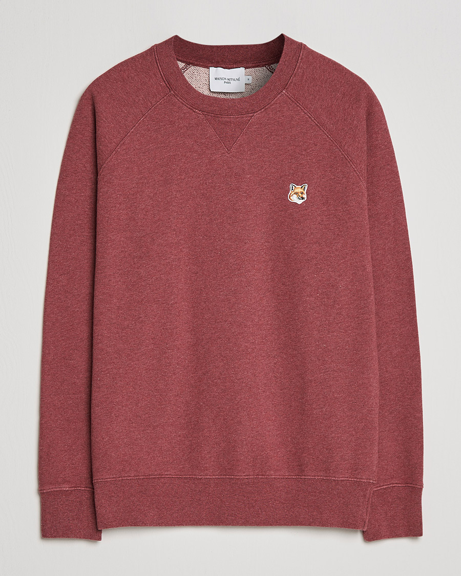 Hombres | Jerséis y prendas de punto | Maison Kitsuné | Fox Head Sweatshirt Wine