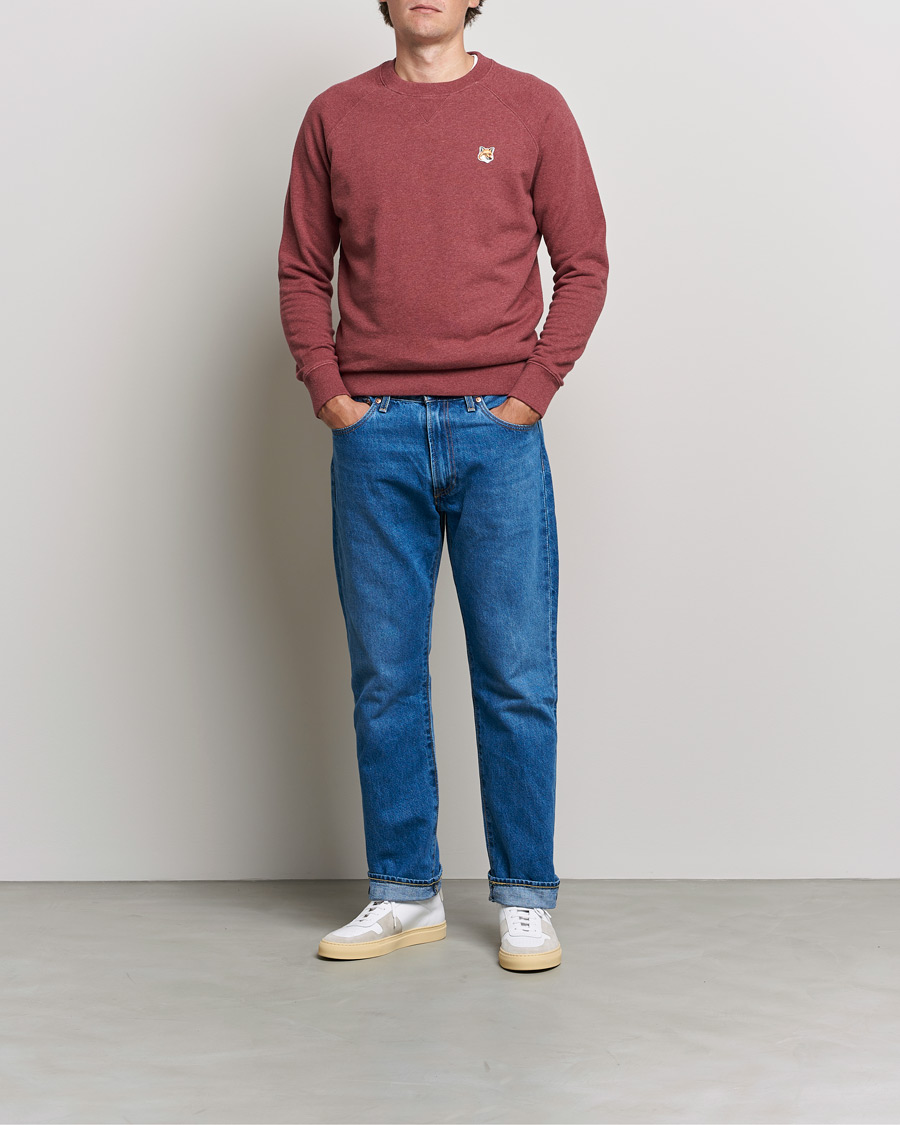 Hombres | Jerséis y prendas de punto | Maison Kitsuné | Fox Head Sweatshirt Wine
