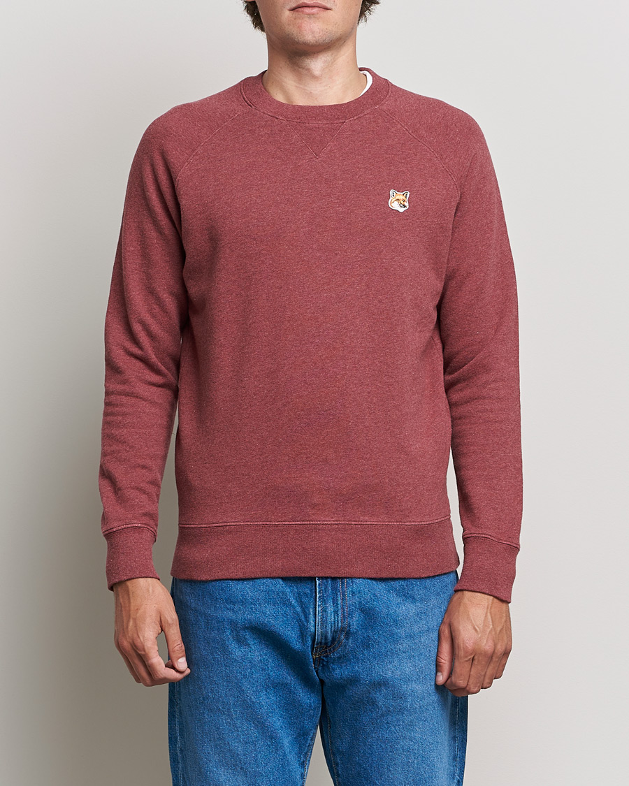 Hombres | Jerséis y prendas de punto | Maison Kitsuné | Fox Head Sweatshirt Wine