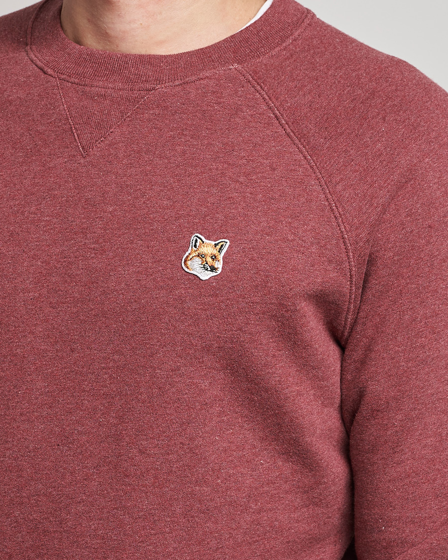 Hombres | Jerséis y prendas de punto | Maison Kitsuné | Fox Head Sweatshirt Wine