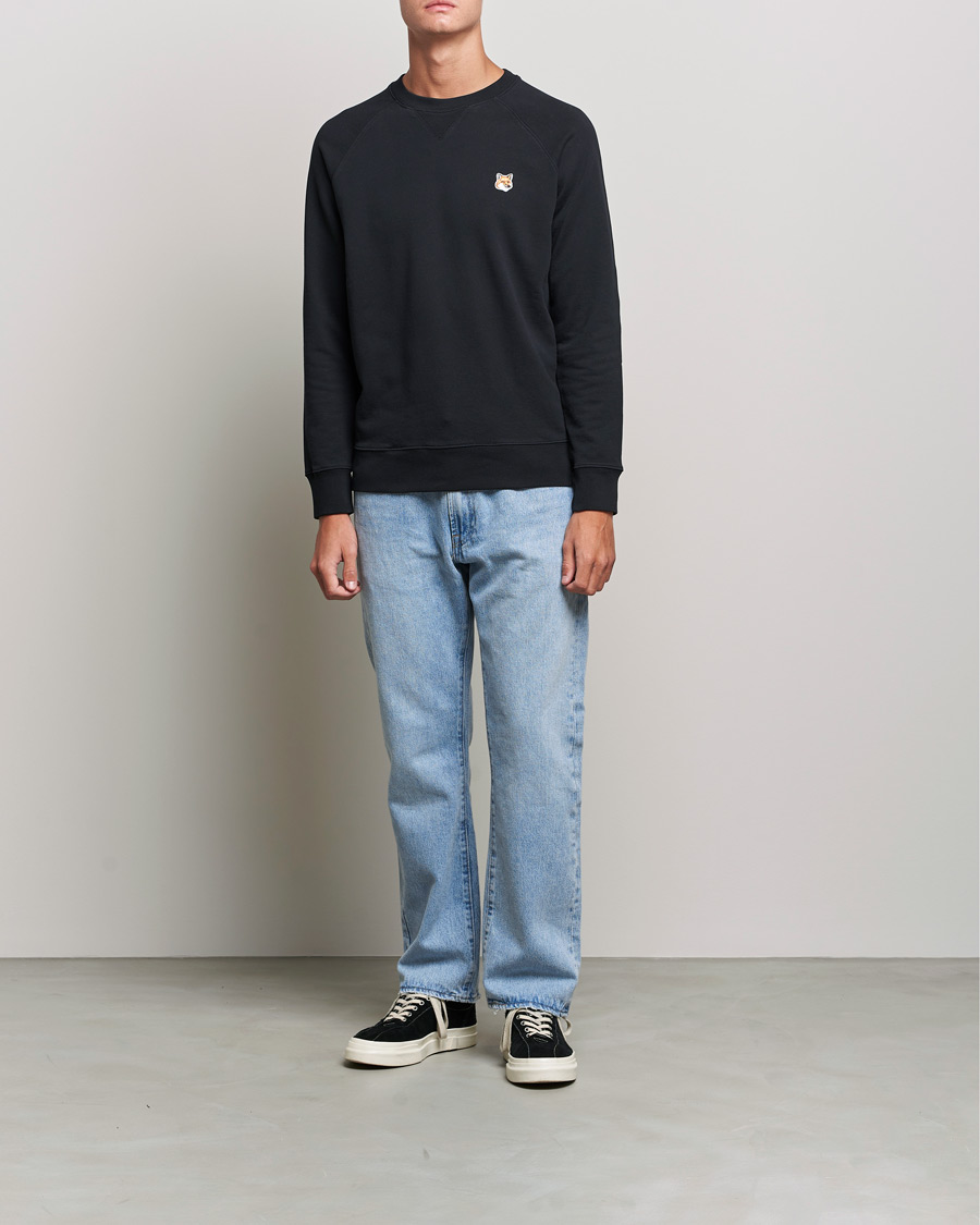 Hombres | Jerséis y prendas de punto | Maison Kitsuné | Fox Head Sweatshirt Black