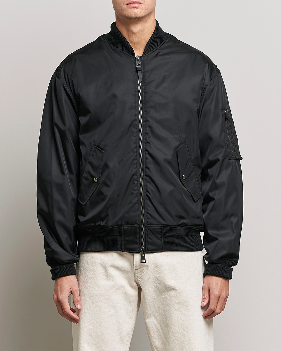 Hombres | Abrigos y chaquetas | Maison Kitsuné | Bomber Jacket Black