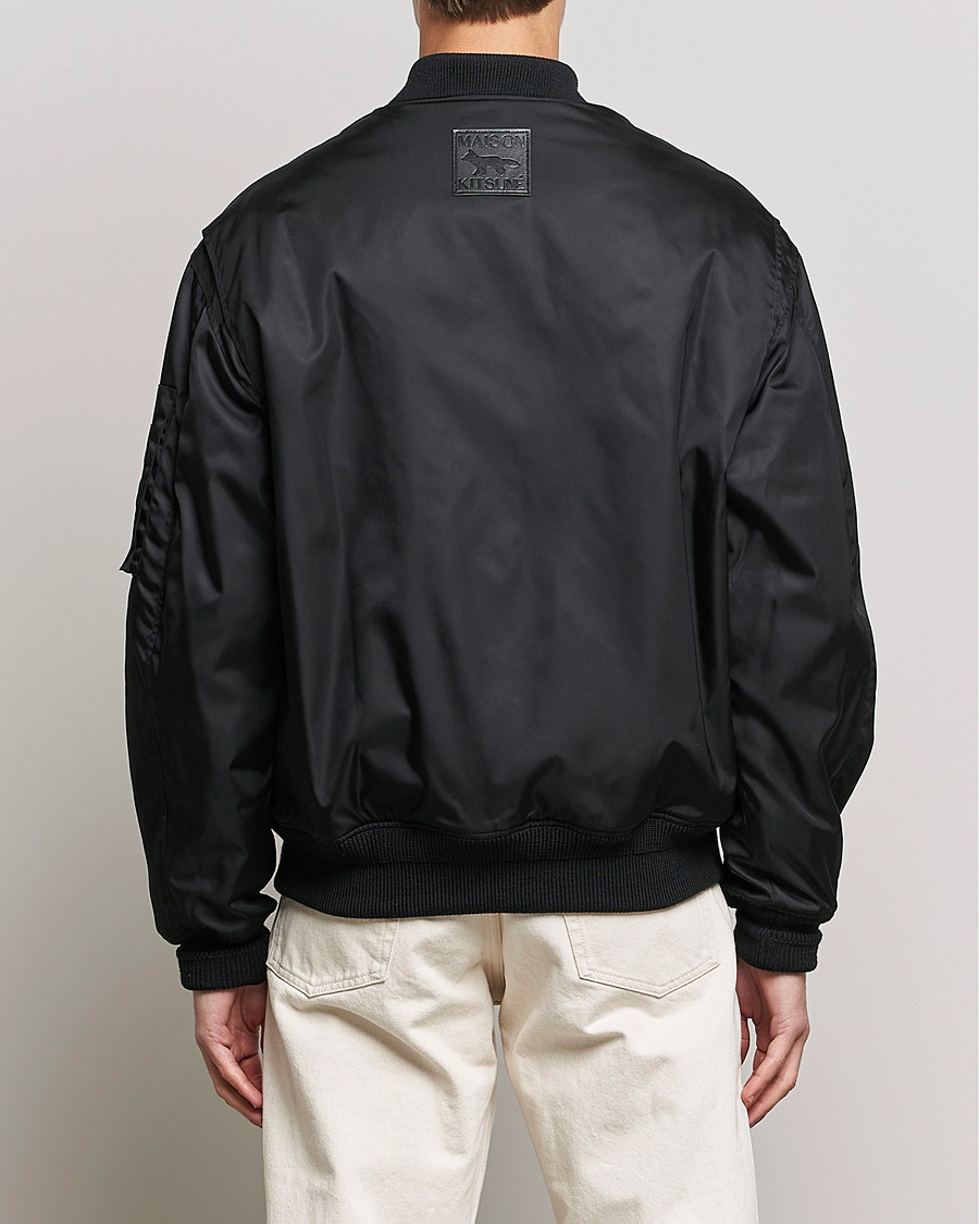Hombres | Abrigos y chaquetas | Maison Kitsuné | Bomber Jacket Black