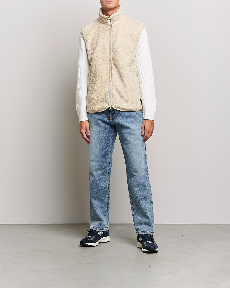 Hombres | Jerséis y prendas de punto | Samsøe Samsøe | Samsøe & Samsøe Rune Fleece Vest Brown Rice